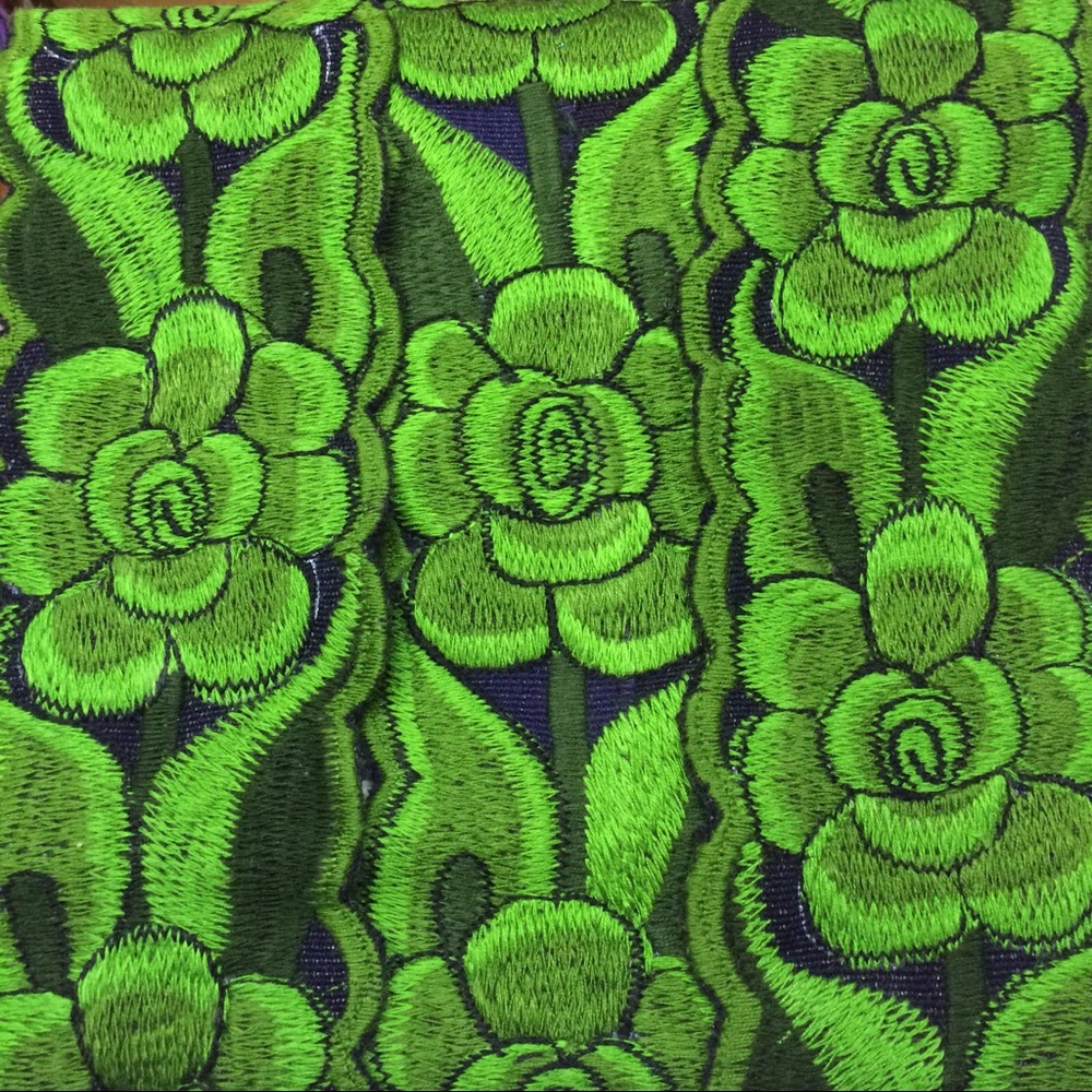 2 New Mexican Embroidered Belts Floral Sach - Picture 8 of 10